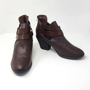 Blowfish SUCRAA Ankle Boots  brown strappy women's 9.5